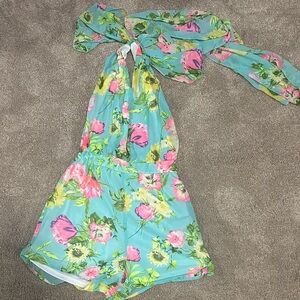 Wild Cat NWOT Floral romper